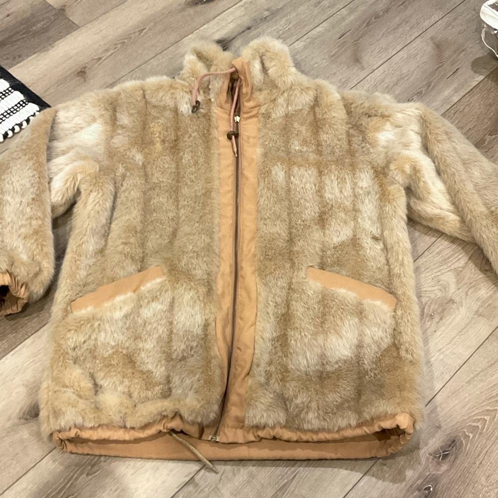 Luxe Reversible Winter Jacket, faux fur, Beautiful!!